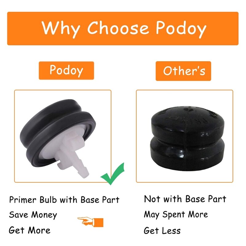 7Pcs 667460 Primer Bulb for Toro Lawn-BOY 66-7460 Replacement Stens 120-440 Toro Snowblower Parts