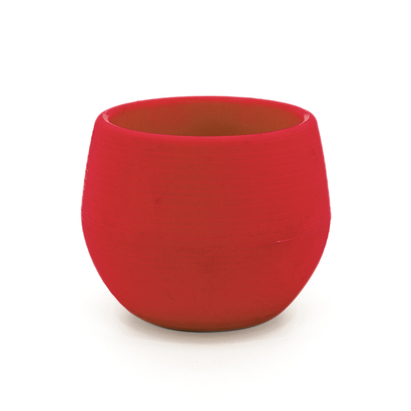 mini fargerike plastplanter blomsterpotte hjemmekontor innredning planter skrivebord blomsterpotter til barnehage saftige planter hjemmeinnredning: Rød