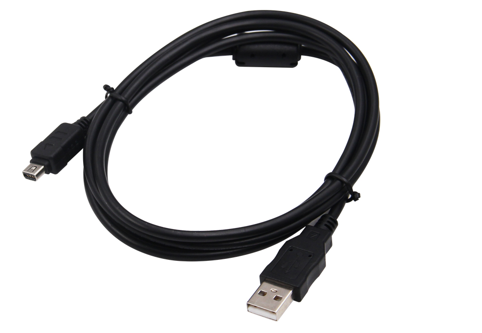 12Pin For Olympus FE120 FE130 FE140 FE200 FE4020 FE4030 FE5030 FE5500 E330 E520 E410 E510 Camera USB Data Cord Cable USB Cable
