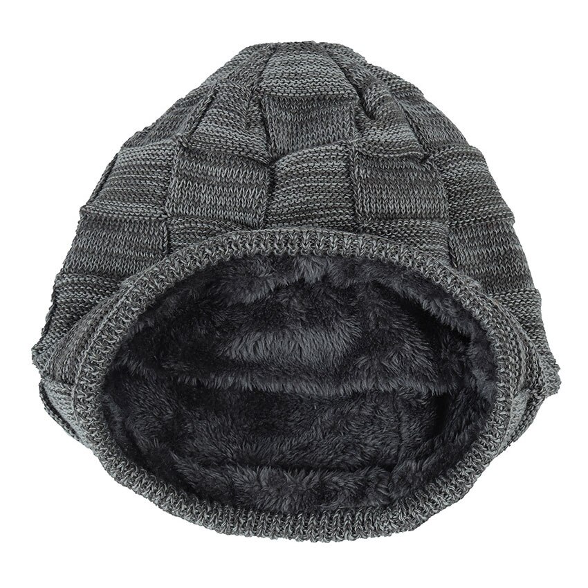 Vinter mænd hue og tørklæde sæt til kvinder mandlige ring tørklæder cap strik beanies slouchy hat blød stretch kabel skullies varm jakkesæt