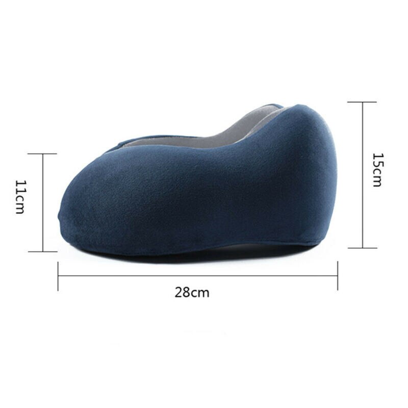 Luxe Premium Memory Foam U Vormige Hals Ondersteuning Head Rest Kussen Reizen Kussen Nek Bescherming Kussen