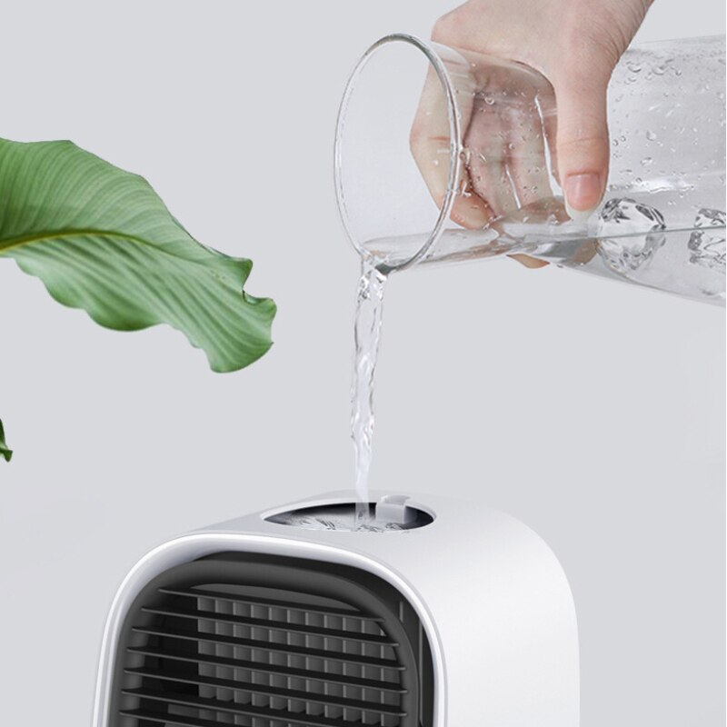 Mini climatiseur refroidisseur d'air ventilateurs USB Portable refroidisseur d'air climatiseur Table Mini ventilateur pour bureau maison purificateur refroidissement