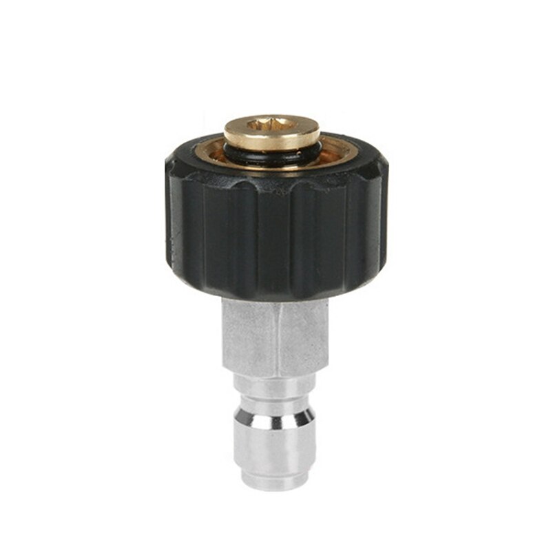 Pressure Washer Adapter Set Quick Connect Nozzle to Wand M22 14mm to 1/4 Inch