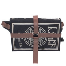 Gothic Magical Spell Book Messenger Crossbody Bag Cosplay Adjustable for Students