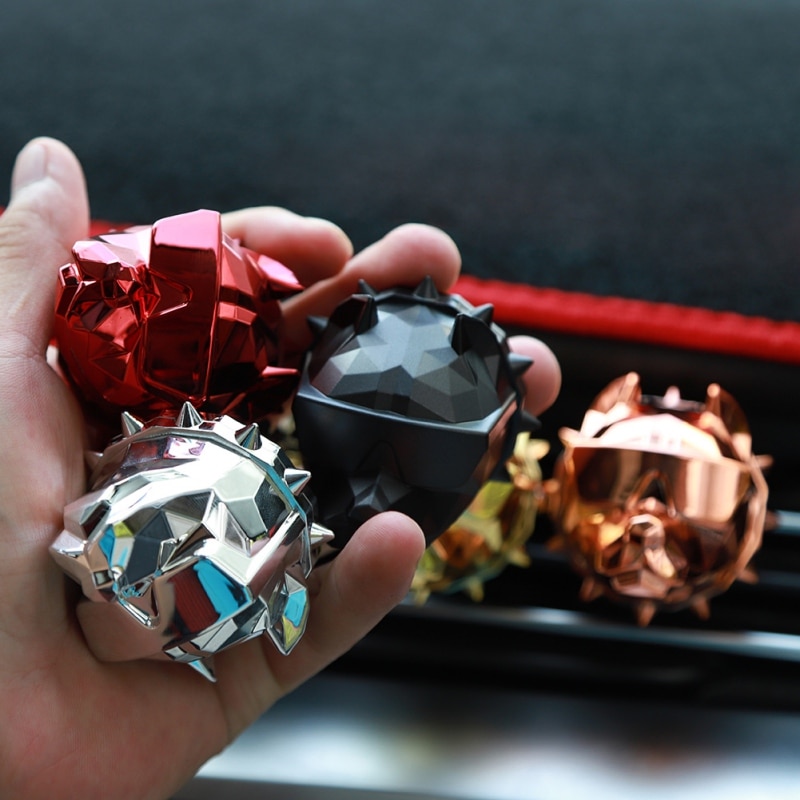 Bulldog bil luftfrisker parfume klip duft diffuser auto ventiler duft parfume voiture bulldog diffuser bil indretning -