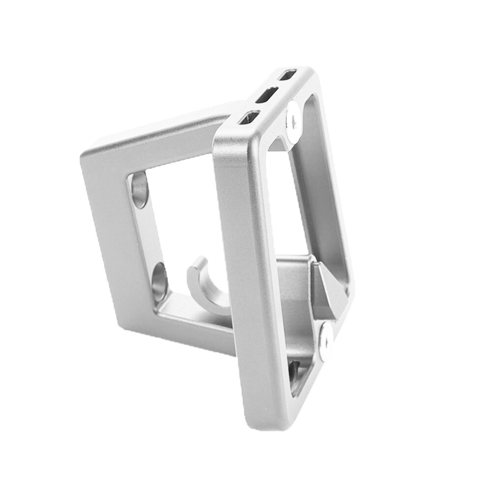 Aluminum Alloy Bicycle Front Carrier Block Bag Bracket Holder for Brompton Folding Cycling Front Carrier Block Bike Accessories: Silver