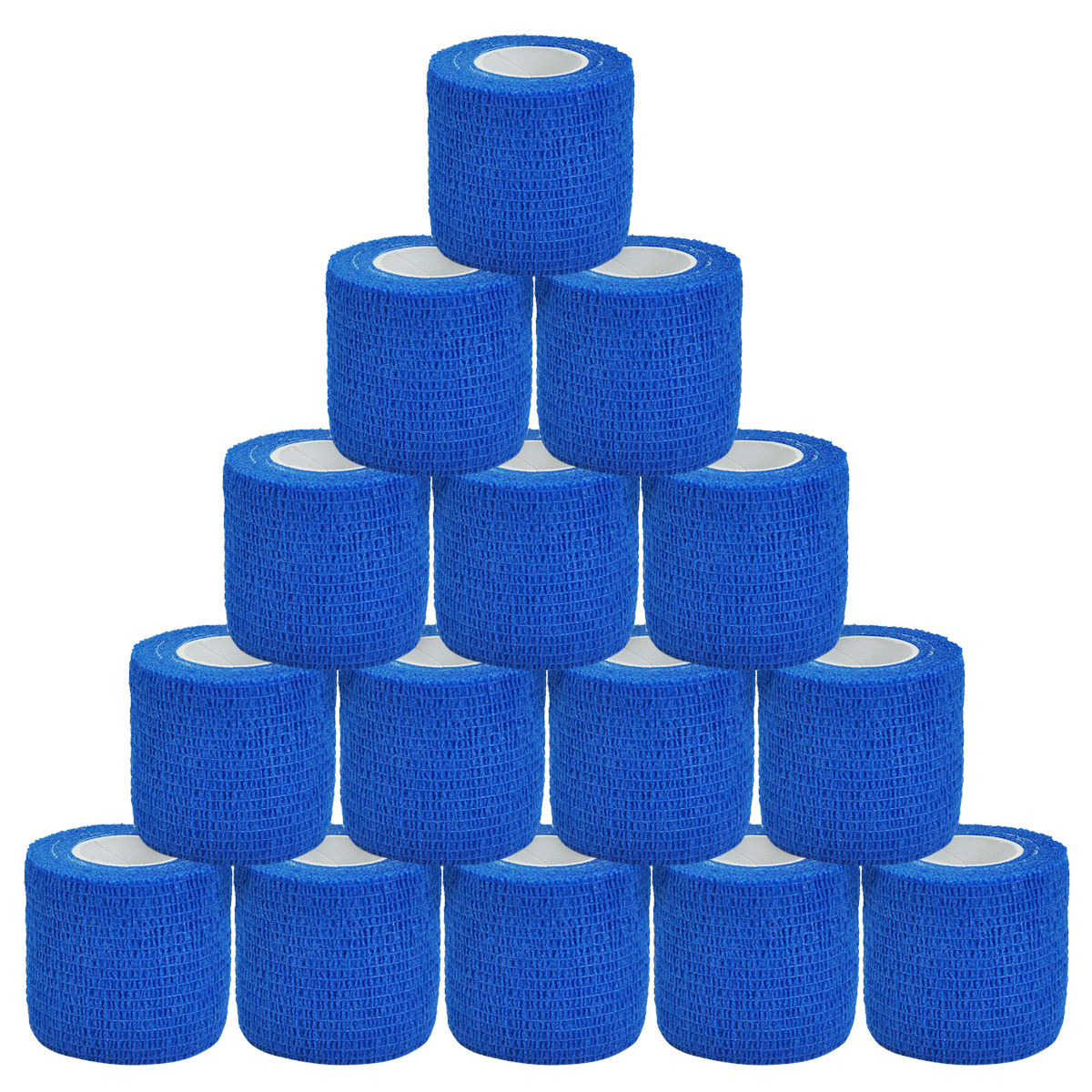 Elastoplast-Bandage élastique auto-adhésif bleu pour le sport, bande ronde pour le soutien du genou, rinçage des doigts, l'hypothèse et épaule, multiple, 4.8m