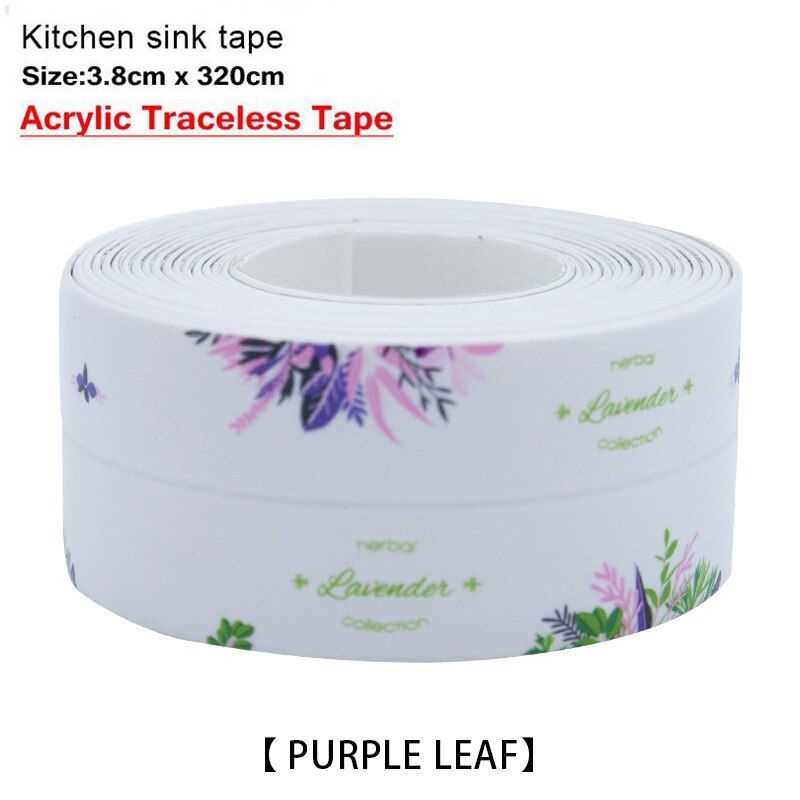 Acrylic glue Kitchen Stove Sink Toilet Bathroom Corner Wardrobe Waterproof And Mildew Proof Tape Seamless Self-Adhesive Corn: Acrylic 320cm ziye