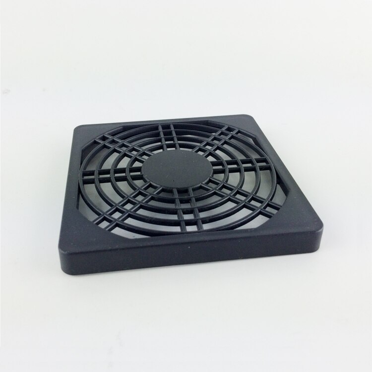 Plastik sort 80 *80mm aksial ventilator luftfilter dæksel tre i en slip-over dragt til 8cm serier ventilator