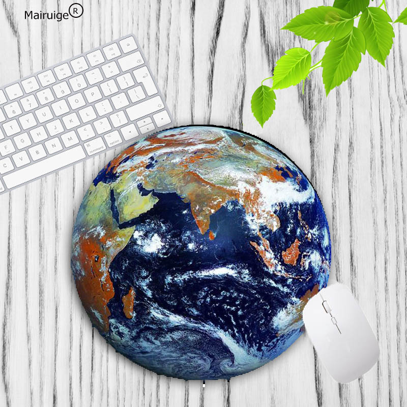 MRGBEST Earth Lunar Planet Carpet Desk Mat Pc Accessories Office Mouse Pad Table Cushion Mouse Mat Pad on The Table Keyboard Pad: black