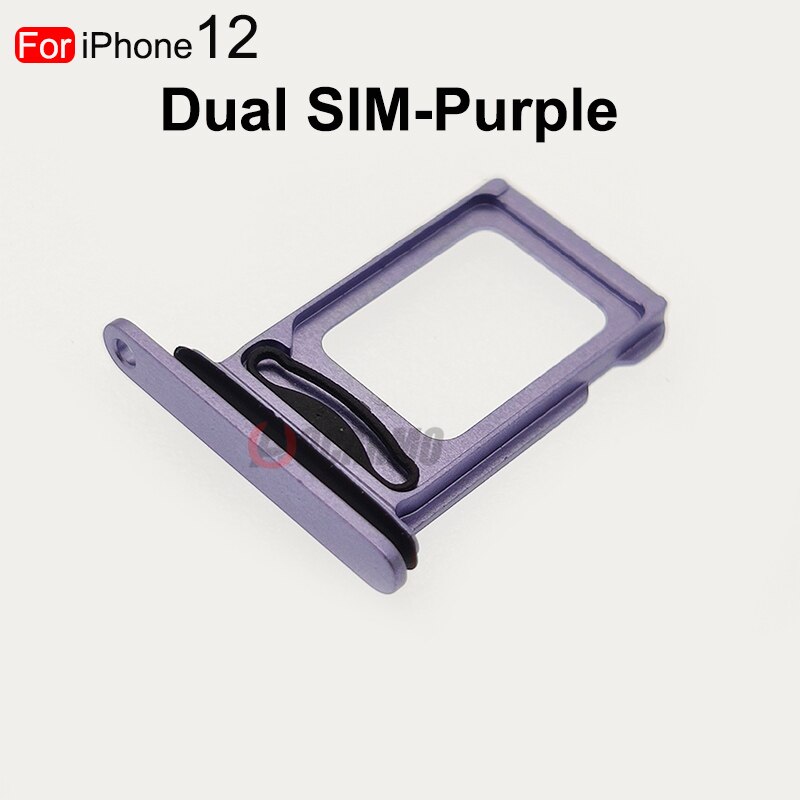 Duplo &amp; único cartão sim para iphone 12 titular bandeja de cartão sim slot titular adaptador soquete peças reposição