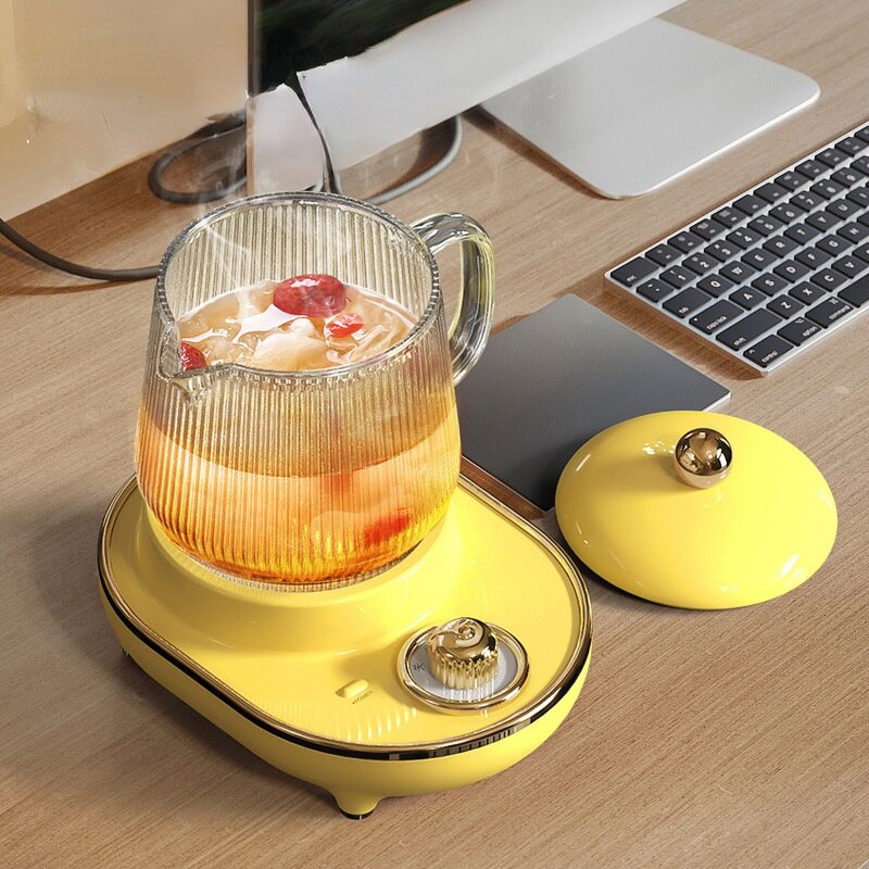 Mini bouilloire électrique Portable De voyage, petite bouilloire moderne en verre blanc pour l&#39;eau bouillante, tasse De ragoût mignonne, OB50SH