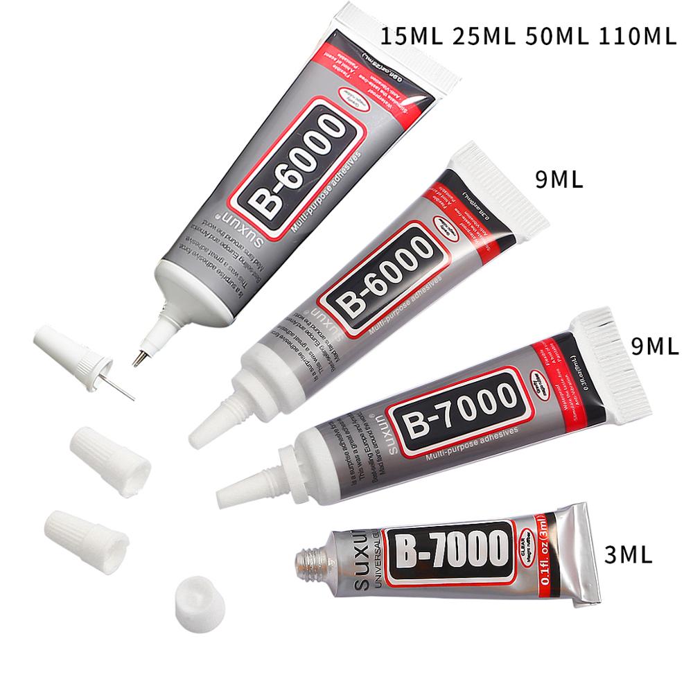 B7000/B6000 Kleber 3/9/15/25/50/110ml Multi Funktion Kleber Klebstoff epoxy Harz Diy Schmuck Handwerk Reparatur Handy Glas Liefert