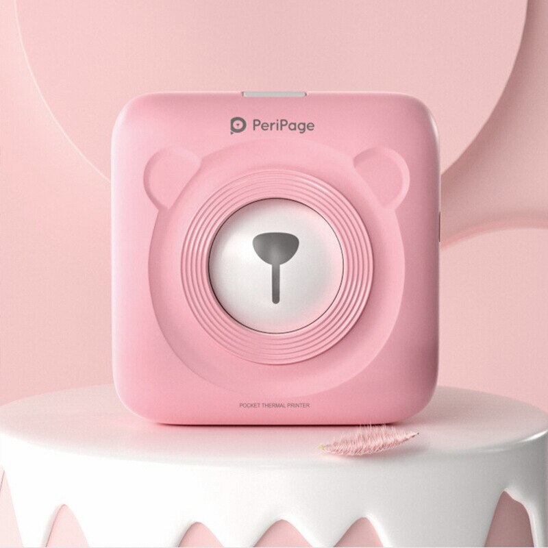 Peripage  a6 mini bærbare fotoskriveren øyeblikks bilde lommeskriver 58 mm utskrift trådløs bluetooth android ios skrivere