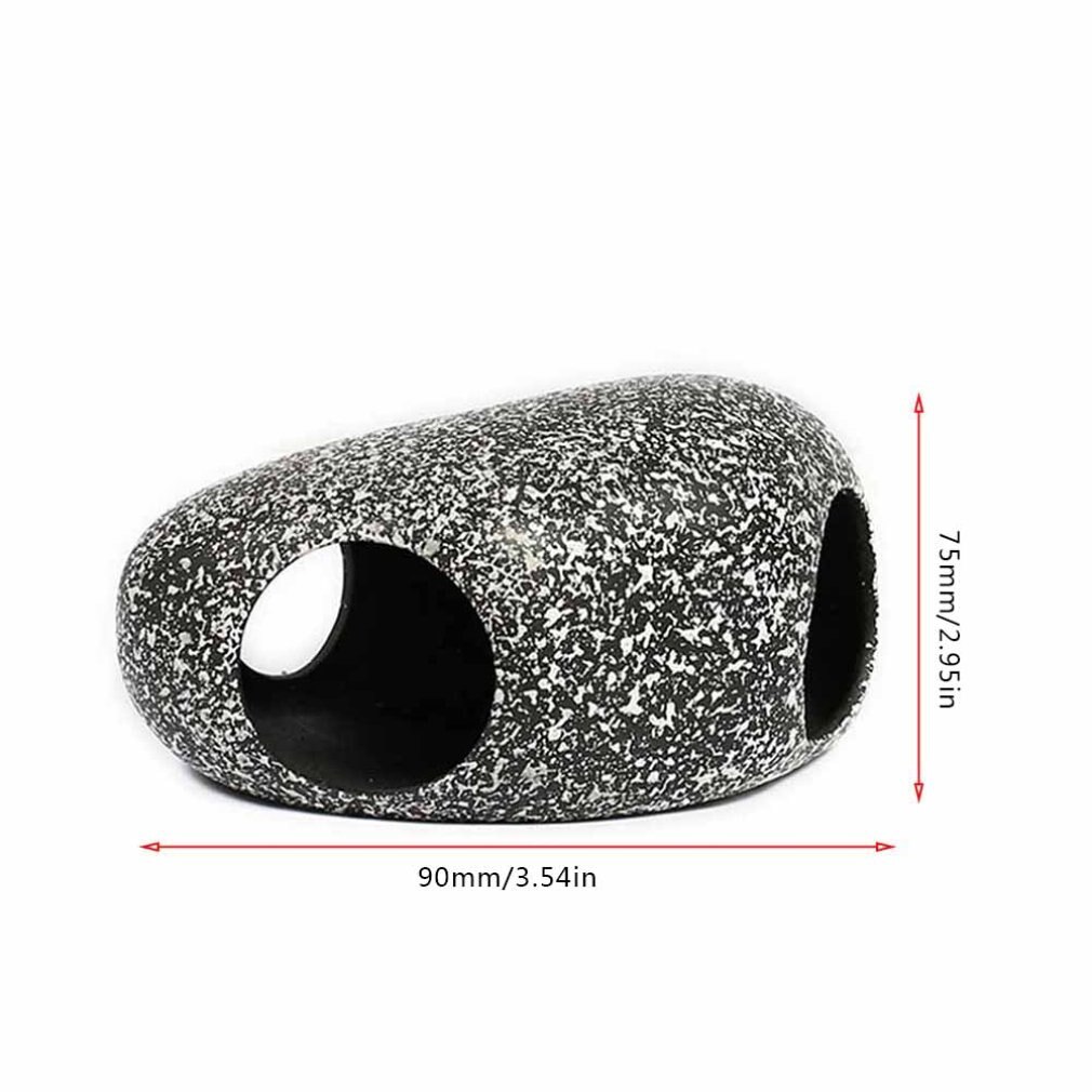 Doniczka ceramiczna w kształcie trzy jeziora akwarium kamień jaskinia widok specjalna dekoracja akwarium kamień robić projektowania krajobrazu