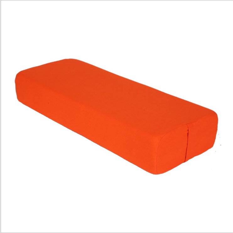 Vierkante Yoga Bolster Kussen Ondersteunende Bolster Body Kussen Meditatie Kussen Met Handvat Slaap Kussen Yoga Accessoires: Oranje