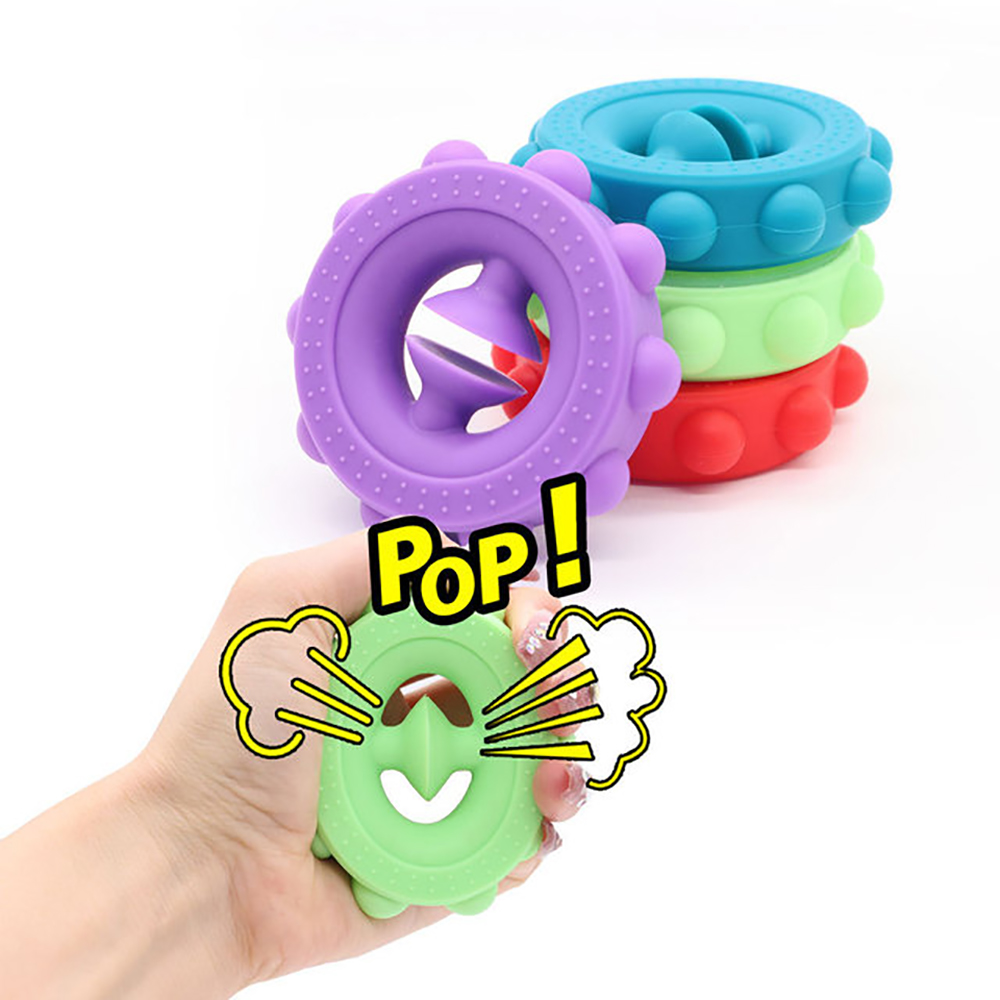 Grijper Anti Stress Vinger Hand Grip Relief Stress Fidget Speelgoed Volwassen Kind Eenvoudige Kuiltje Stress Siliconen Speelgoed Decompressie