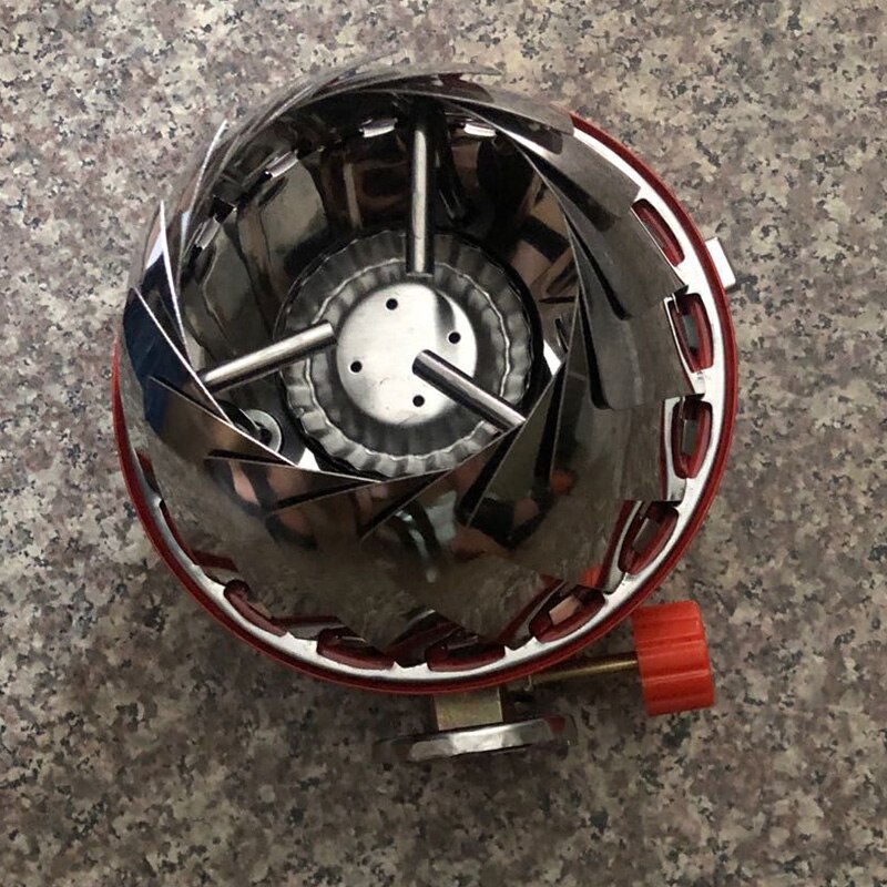 Outdoor Portable Windproof Stove Lotus Furnace Gas Camping Stove Small Yuan Furnace