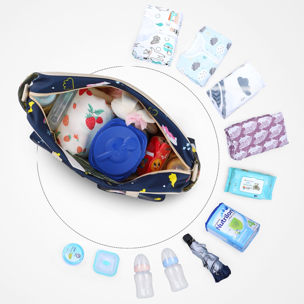 Insular Luier Wandelwagen Zak Mummie Moederschap Luiertas Damesmode Tas Waterdichte Crossbody Zakken Voor Babyverzorging