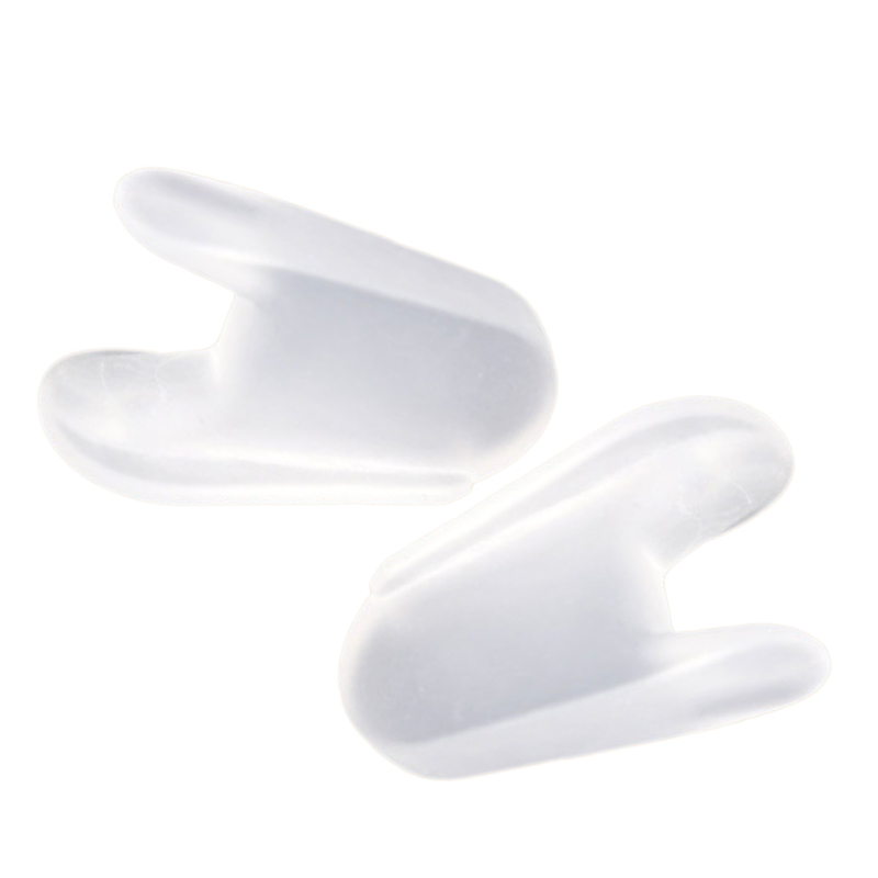 10 st = 5 par silikon benortoser för tummen, korrigerare för hallux valgus, tåseparator, fotvård, tumortoser, fotvårdsverktyg: Ljusgrön