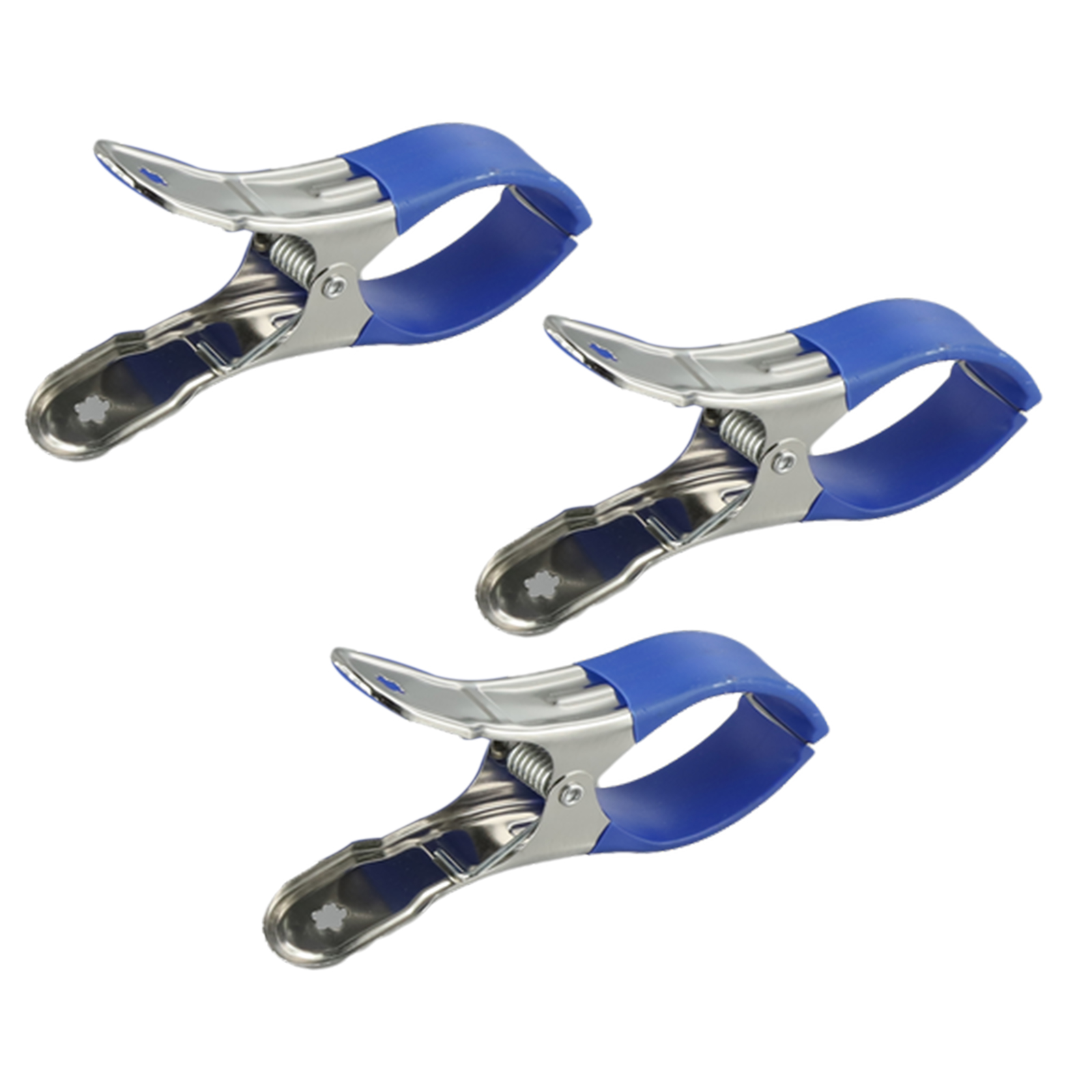 6/30Stck Edelstahl Schwimmbad Abdeckung Clips schwer Pflicht Winddicht Frühling Clips Für Trocknen Kleidung Abdichtung Snack Multifunktions Clip