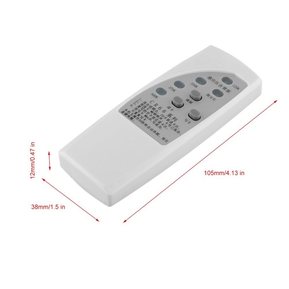 RFID Id-kaart Duplicator Programmeur Reader Writer Voor 125/250/375/500KHz CR66 Copier Duplicator Met licht Indicator