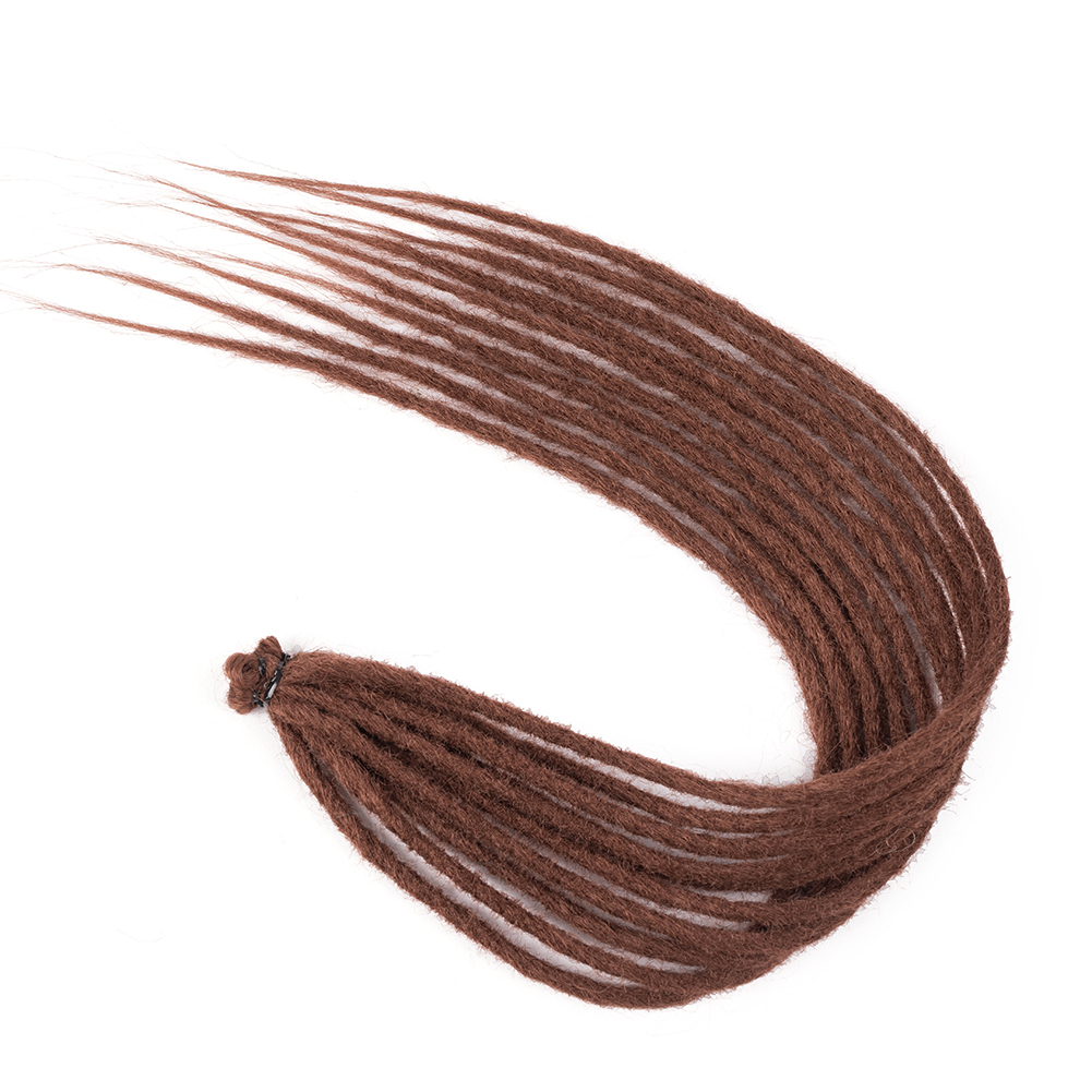 Synthetic Dreadlock Extensions 10 Root/pack Hippie Single Ended Dreads Ombre Loc Extensions 24 Inch Reggae Style Crochet Hair: T4/27/30
