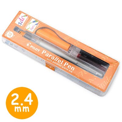 Pilot Parallel Calligraphy Pen Set with Bonus Ink Cartridge (IC-P3-AST) Writing Supplies Office & School Supplies: Orange Pen Set