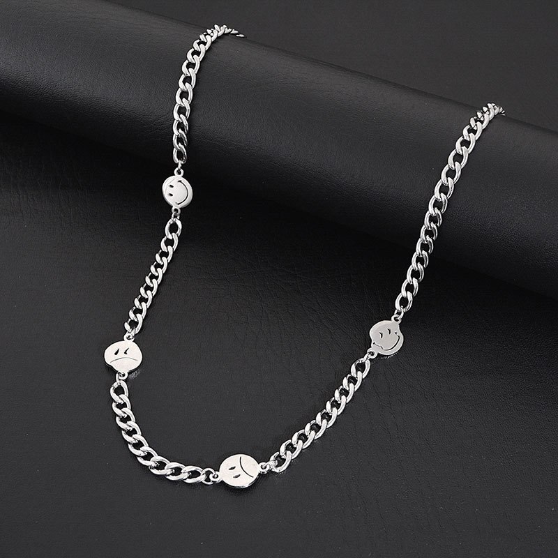 Mode Titanium Stalen Ketting Dezelfde Straat Hip Hop Sad Hanger Ketting Harajuku Ketting Voor Vrouwen Mannen Partij Sieraden