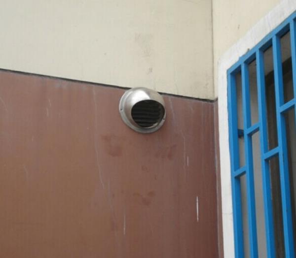 60mm Ducting Dia 304 Grade Stainless Steel Air Vent Outlet Grill Mesh Louver