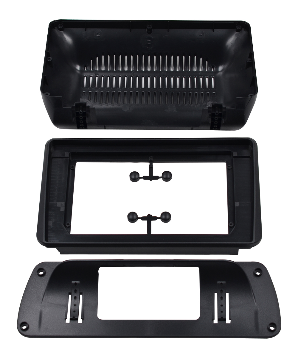 Fascia de Radio Universal de 9 o 10,1 pulgadas, 2 Doble Din, para coche antiguo, camión, autocaravana, RV, Panel estéreo, marco de montaje para tablero, Kit de molduras faciales