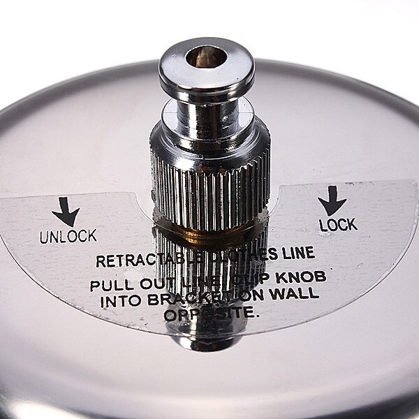 Home Stainless Steel Retractable Clothes Line Slip-resistant Steel Clothesline Indoor Dryer Rope Laundry Rack Clothes Hange