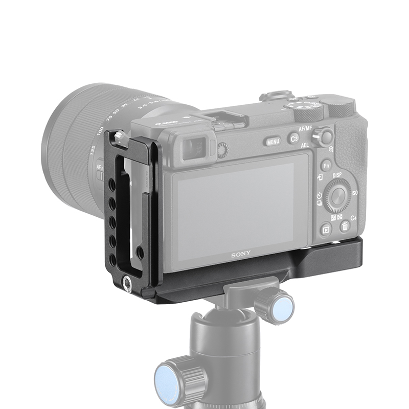 UURig R028 Quick Release Plate L Bracket for Sony A6600 Microphone Extend Tripod Holder Dual Arca Swiss