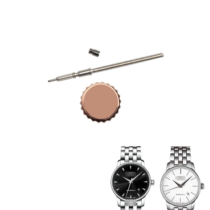 Horloge voor onderdelen Kroon voor MIDO M8600 M005.430 M010 M8330 Kroon: m8600 Rose colour