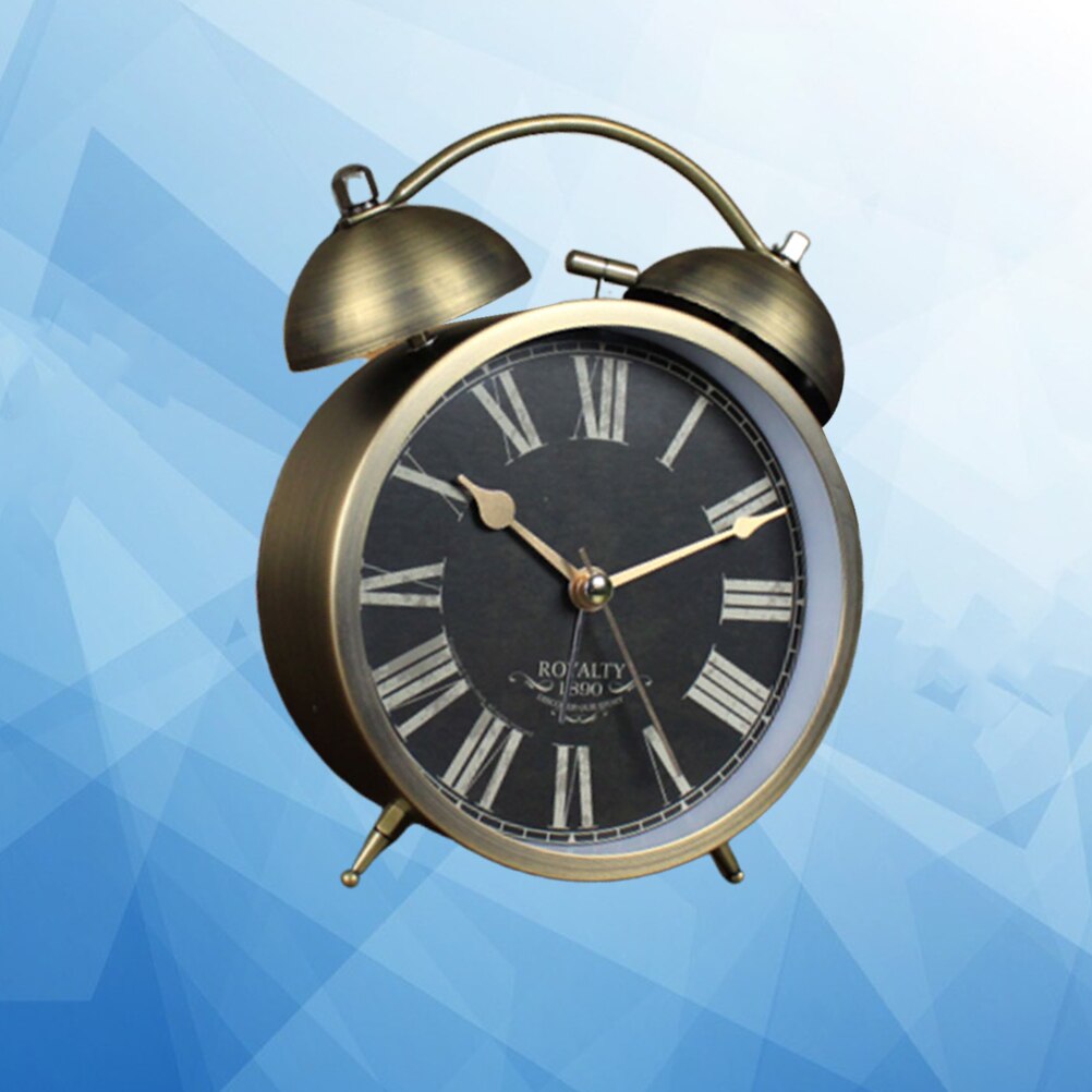 1pc Alarm Clock Practical Decorative Novel Retro Table Alarm for Co-worker Friends