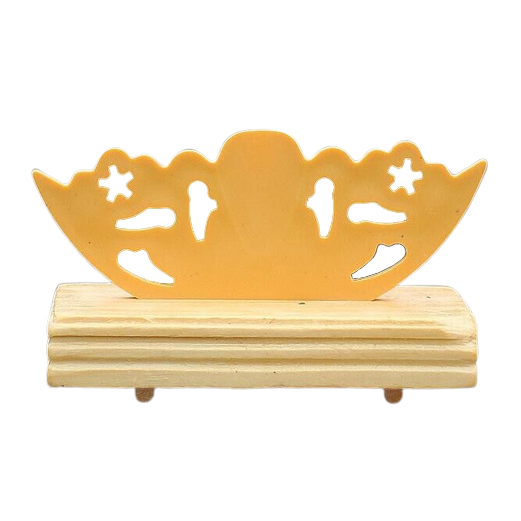 Soporte de ventilador de mano de estilo Vintage, Base de exhibición de ventilador plegable para mesa artesanal