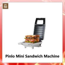 Xiaomi-Mini máquina para hacer sándwiches, tostadora de superficie curvada para el desayuno y la cocina, máquina para freír huevos, 420W