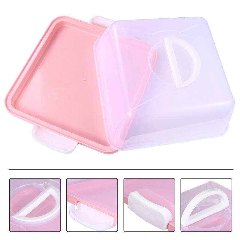 Draagbare taartdoos, handzame cupcake-drager, verzegelde verpakking, dessertcontainer, verjaardagsvoedselbewaardoos