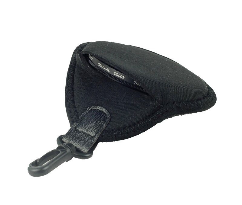 cámara portátil lente filtro UV bolsa CPL funda cartuchera elástica T tela L3EF