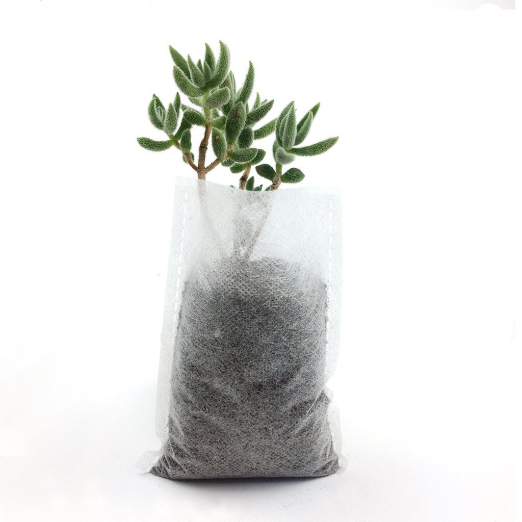 500/400/300/200 stk. ikke-vævet nedbrydelige kimplanter poser stoffer børnehaveposer pot blomster frøpose potteplante dyrke taske  k2