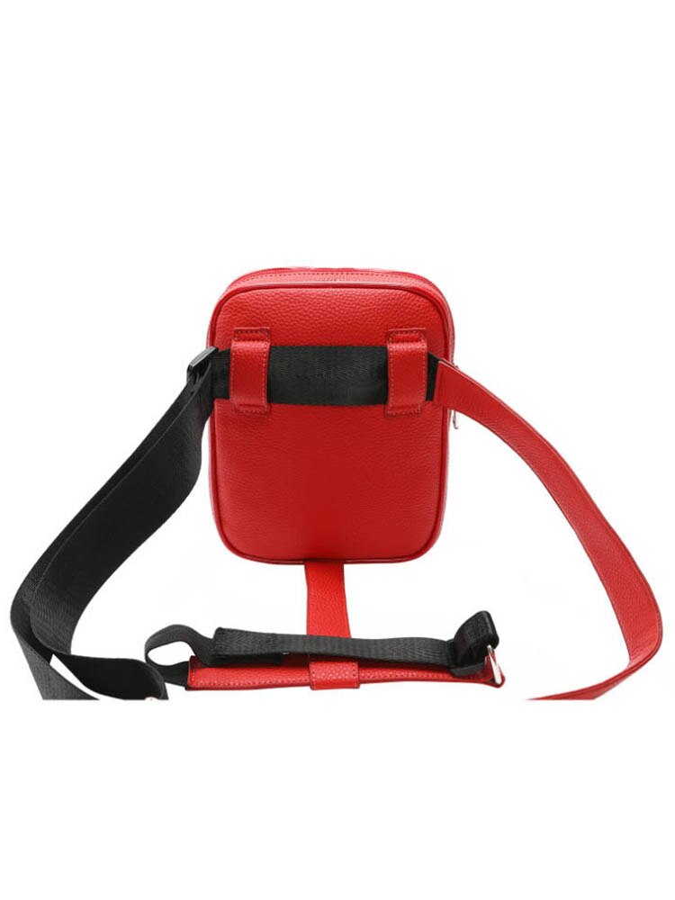 Sac banane en cuir Pu pour femmes, sacs de ceinture, à la , jambes, pochette pour téléphone, bourse noire et rouge,