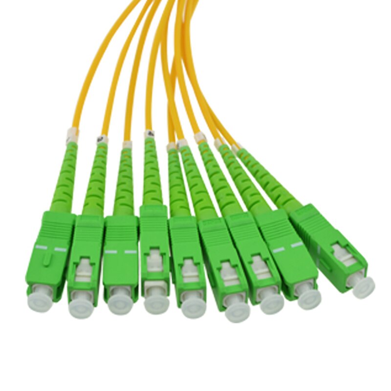 1x8 1M SC APC SC UPC Typ PLC Splitter, LC splitter box PLC ABS Faser Optische Telecom Splitter Stecker box 1:8