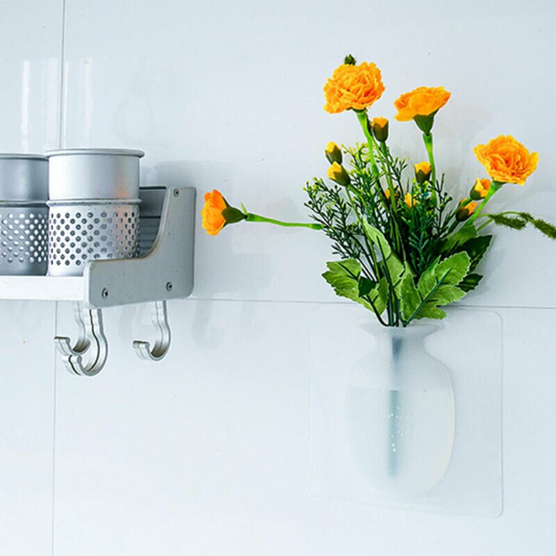 Magic Silicone Sticker Op Glas Muur Bloem Plant Vaas Potten Etalage Decor US