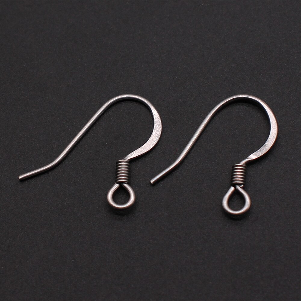 WYSIWYG 50 stücke 4 Stile Ohrring Haken Edelstahl Material DIY Ohrring Erkenntnisse Ohr Drähte Haken DIY Schmuck Erkenntnisse: 14x16mm