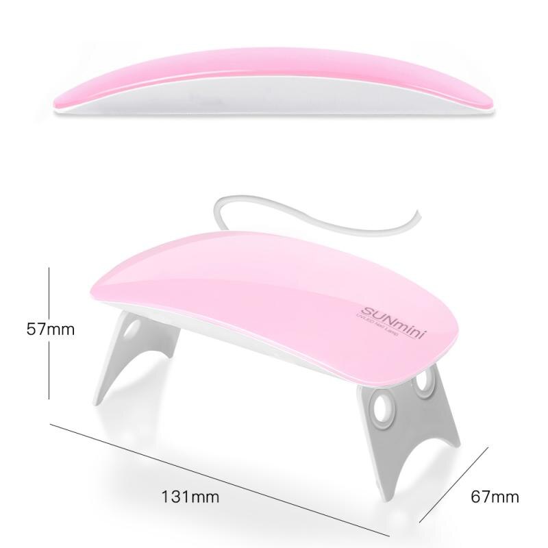 Mini 36W Nail Art Lamp Mini Draagbare Vouwen Nail Art Fototherapie Machine Uv/Led Gebraden Lamp Nail Lamp nail Licht Nail Art TSLM2: 07