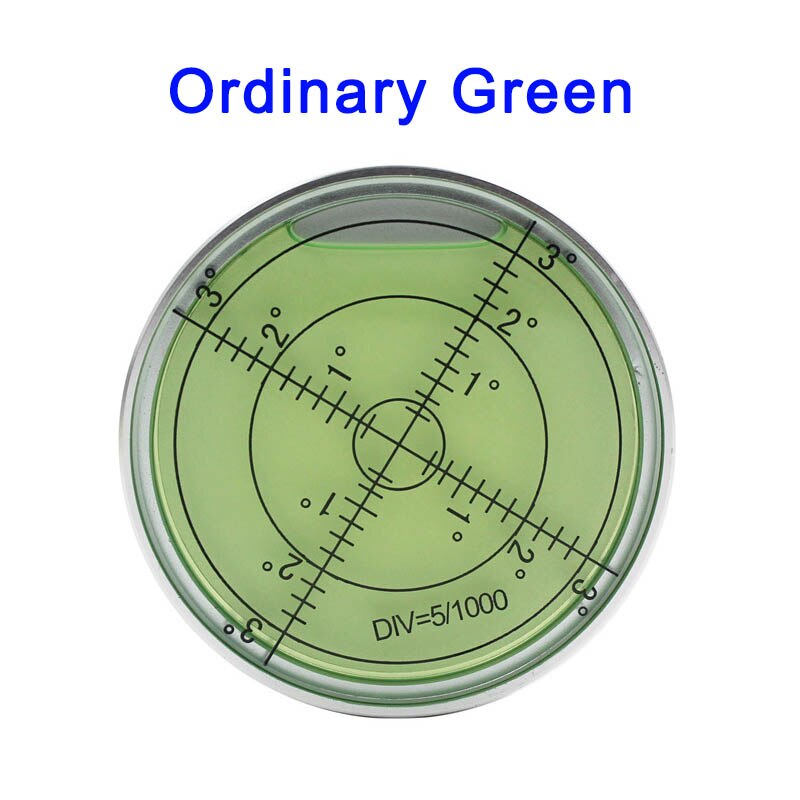 Qase magnetisk niveau boble universelt niveau ånd rundt vandret boble sze 60*12mm farve grøn / blå / hvid: Almindelig grøn