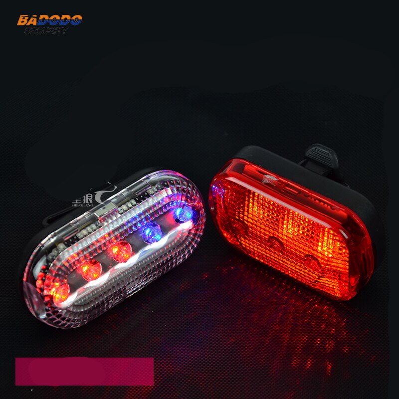 LED parpadeante hombro luz señal de advertencia para tráfico lámpara patrulla luz de advertencia de emergencia SOS luz hombro clip exhibicionista de alarma