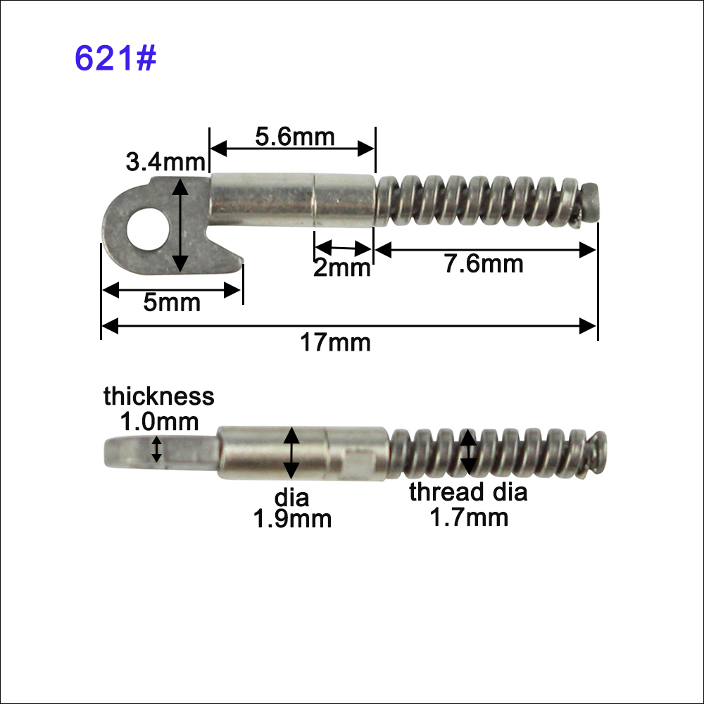 100 Stück Brillen-Federeinsatz, Brillenreparatur, biegen-BüGel, optischer Rahmen, kaputtes Ersatzteil, viele Größenoptionen: MULTI