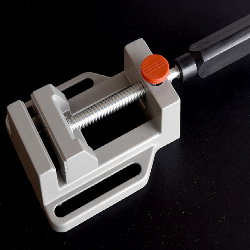 Vekt 400g aluminiumslegering mini drill presse bormaskin mini fresemaskin bord bore festeanordning