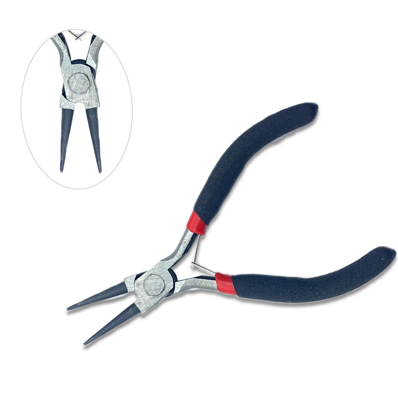 Ferronickel Carbon-Gehärtetem Stahl Runde Nase Ende Schneiden Schmuck Zangen Werkzeug DIY Ausrüstung Zangen Fit Handwerk Beadwork Reparatur: 00510